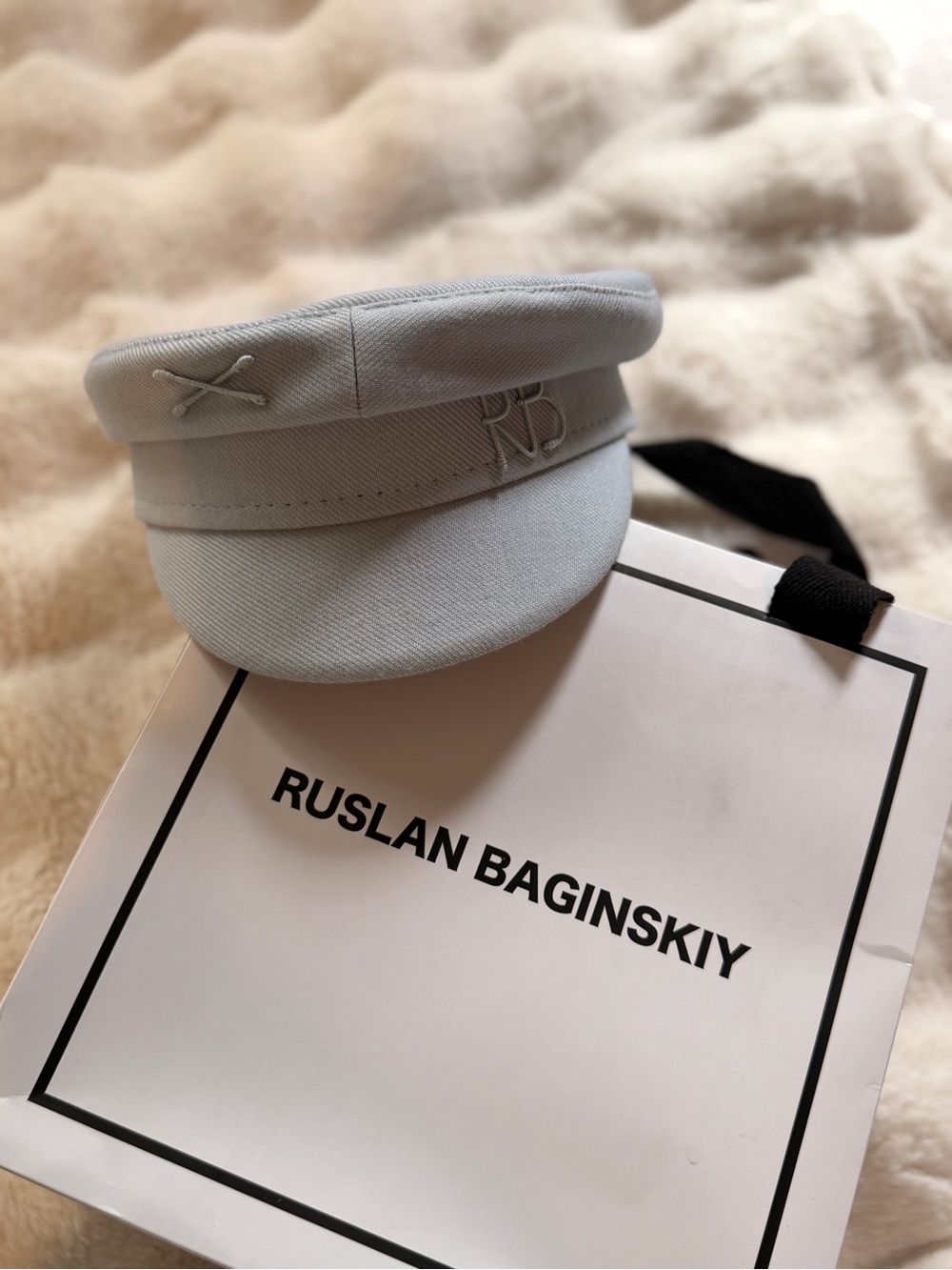 Ruslan Baginskiy Pale Blue Baker Boy Cap